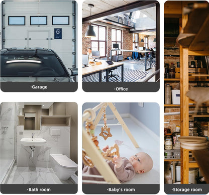 Smart Door Knob,Fingerprint Door Knob,Biometric Smart Door Lock with App Control,Metal Alloy Door Knob,Easy Installation,Great for Bedrooms,Cloakroom,Apartments Offices,Hotel(Sliver)